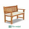 2 seat garden bench cushion magnolia