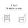 Teak Garden Armchair Great Maytham