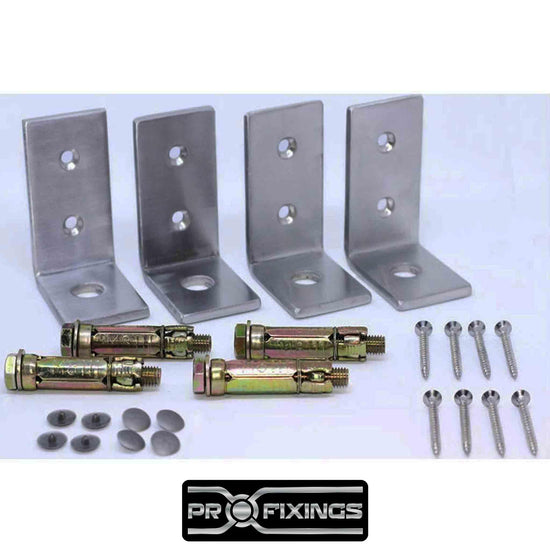 bench brackets kit shown as a full set