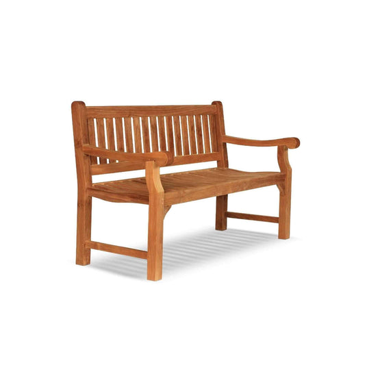 FSC® Grade Teak | 3 Seat Scroll Garden Bench | 150cm | tectona grandis