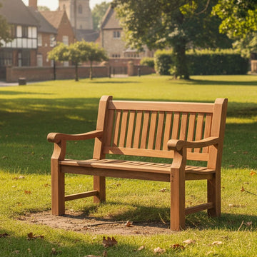 traditional wooden seating for village greens UK