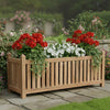 garden planter with flower display