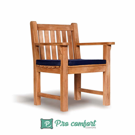 outdoor seat cushions in blue