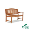 Teak Garden Bench 3 Seat Curved Cranbrook