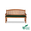 Teak Garden Bench 3 Seat Curved Cranbrook