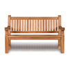 Heavy duty teak wooden bench