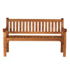 Teak Garden Bench 3 Seat on a white background