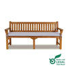 Teak Garden Bench 4 Seat Farleigh