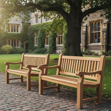 traditional wooden seating for hotels and spas UK