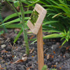 Kitchen garden marker labelling vegetables