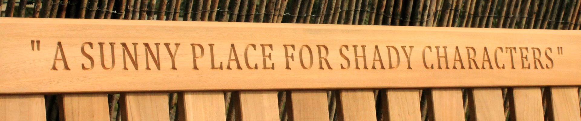 Personalised Benches