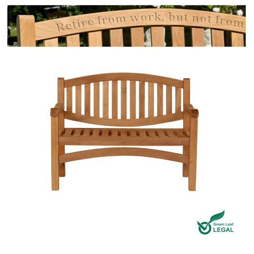 Retirement Gift Idea Garden Wooden Bench