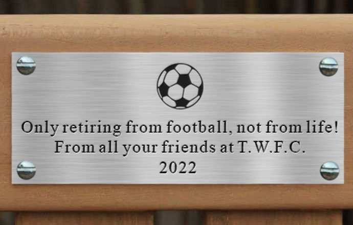 engraved stainless steel plaques for sale